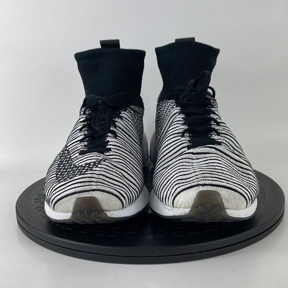Nike Zoom Mercurial XI Flyknit FC Black/White 852616-002 Men’s Size 10 - Picture 2 of 12